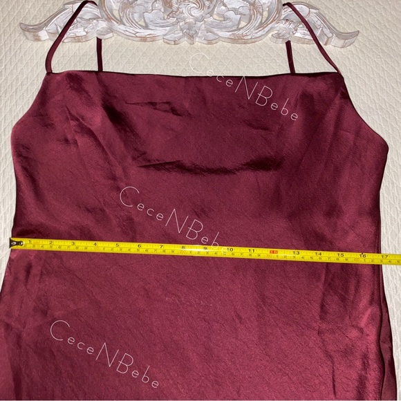 ❤️ ARITZIA Spiced Burgundy (Bordeaux Wine) - M - Only Cowl Slip - COWLNECK DRESS - Picture 13 of 16